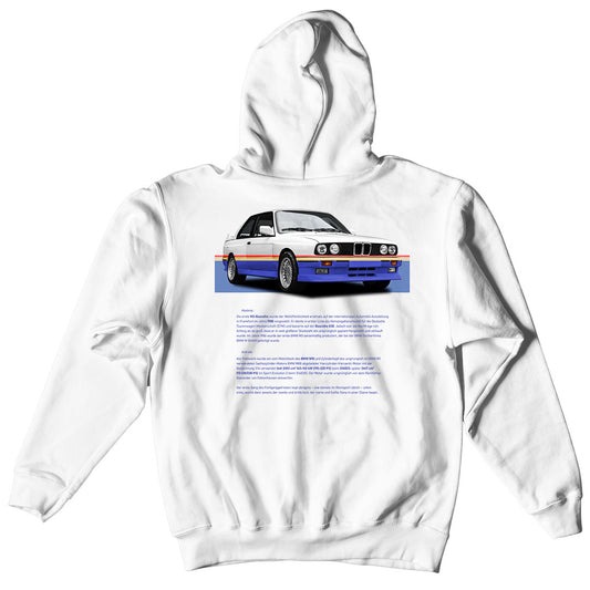 "BMW M E30 Unisex Kapuzenpullover Hoodie - Design mit einem BMW E30 - TuninghunterZ - Auto und Tuning Bekleidung für Auto und Tuningfans"
