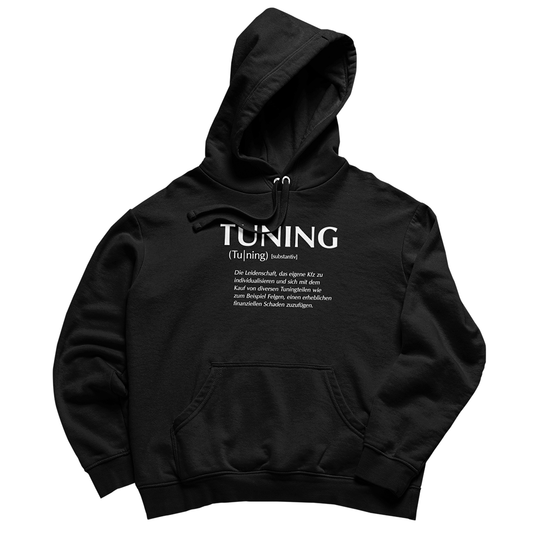 Tuning Definition Hoodie - tuninghunterZ ist dein Onlineshop für Tuning-Bekleidung, Geschenke für Autofan oder Freund.