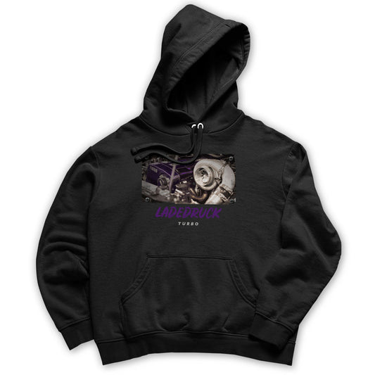 Ladedruck Turbo Hoodie - tuninghunterZ ist dein Onlineshop für Tuning-Bekleidung, Geschenke für Autofan oder Freund.