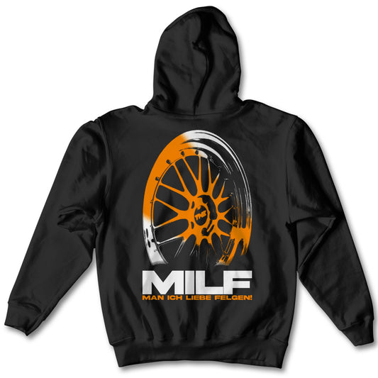 MILF - Man Ich Liebe Felgen  - Unisex Kapuzenpullover Hoodie