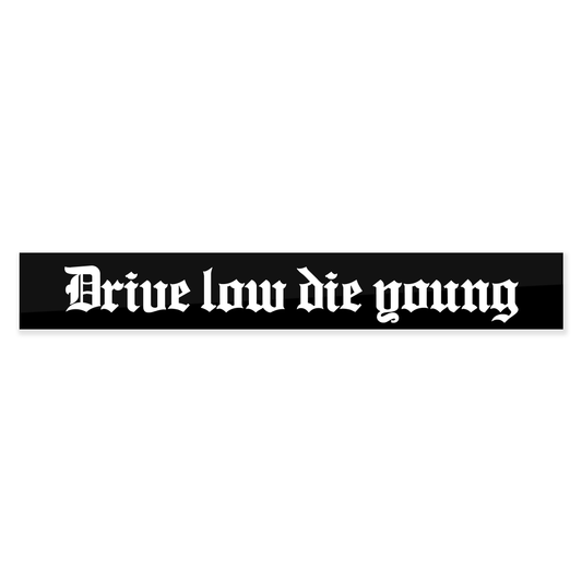 drive low die young Scheibenkeil