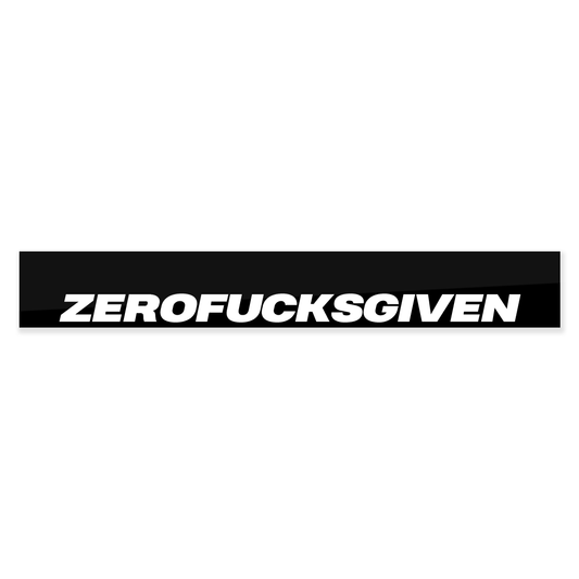 zerofucksgiven Scheibenkeil