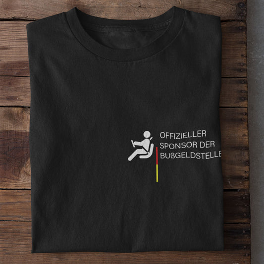 Offizieller Sponsor der Bußgeldstelle T-Shirt exklusiv bei Tuninghunterz