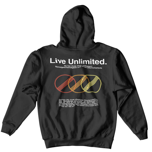 Unlimited Hoodie - tuninghunterZ ist dein Onlineshop für Tuning-Bekleidung, Geschenke für Autofan oder Freund.